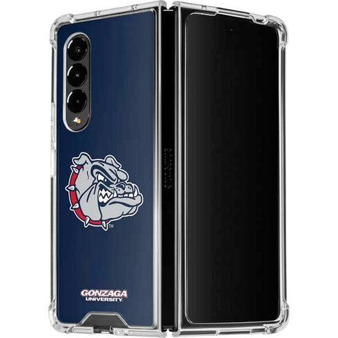 Gonzaga University Bulldog Logo Galaxy Z Fold4 5G Clear Case