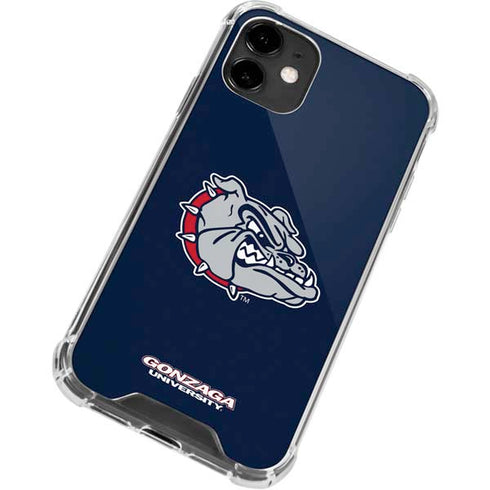 Gonzaga University Bulldog Logo iPhone 12 Mini Clear Case