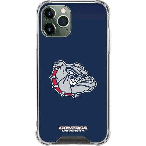 Gonzaga University Bulldog Logo iPhone 12 Pro Clear Case