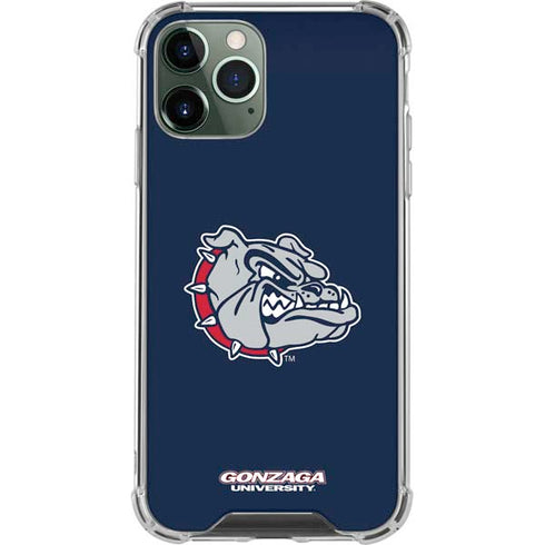 Gonzaga University Bulldog Logo iPhone 12 Pro Max Clear Case