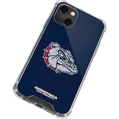 Gonzaga University Bulldog Logo iPhone 14 Plus Clear Case