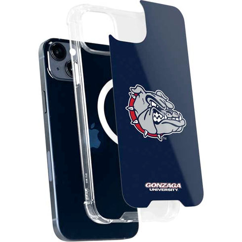 Gonzaga University Bulldog Logo iPhone 15 Plus MagSafe Case
