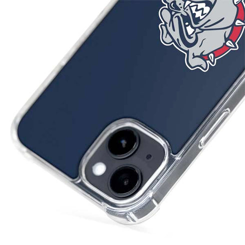 Gonzaga University Bulldog Logo iPhone 15 Plus MagSafe Case