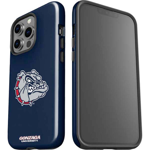 Gonzaga University Bulldog Logo iPhone 15 Pro Impact Case
