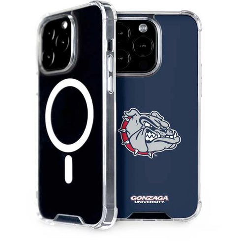 Gonzaga University Bulldog Logo iPhone 15 Pro MagSafe Case