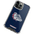 Gonzaga University Bulldog Logo iPhone 15 Pro Max Clear Case