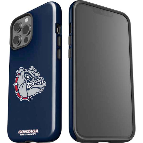 Gonzaga University Bulldog Logo iPhone 15 Pro Max Impact Case