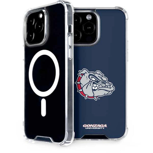 Gonzaga University Bulldog Logo iPhone 14 Pro Max MagSafe Case