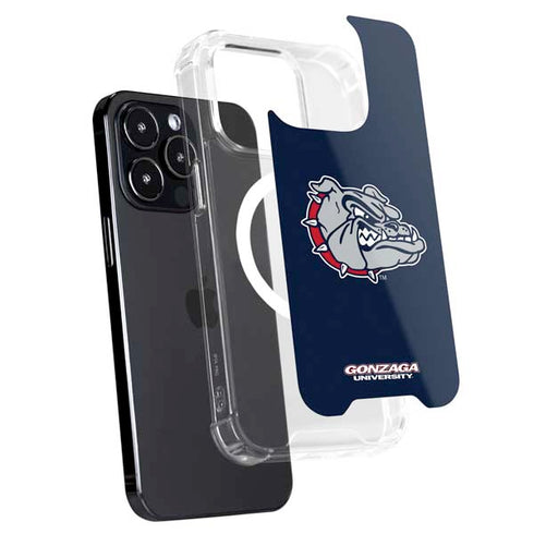 Gonzaga University Bulldog Logo iPhone 15 Pro Max MagSafe Case