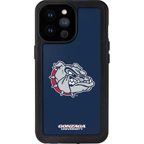 Gonzaga University Bulldog Logo iPhone 14 Pro Max Waterproof Case