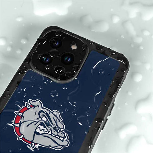 Gonzaga University Bulldog Logo iPhone 14 Pro Max Waterproof Case