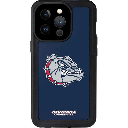 Gonzaga University Bulldog Logo iPhone 14 Pro Waterproof Case