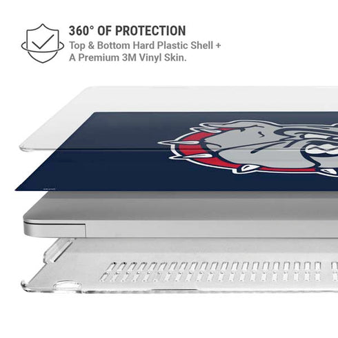 Gonzaga University Bulldog Logo MacBook Air 15in (2023-2025) Case plus Skin