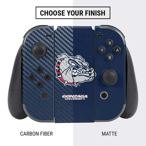 Gonzaga University Bulldog Logo Nintendo Switch Bundle Skin