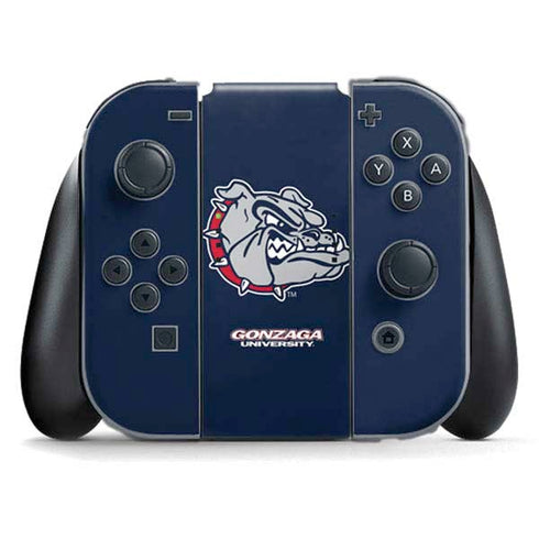 Gonzaga University Bulldog Logo Nintendo Switch (2017-2021) Joy-Con Controller Skin
