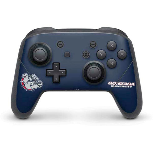 Gonzaga University Bulldog Logo Nintendo Switch Pro Controller Skin