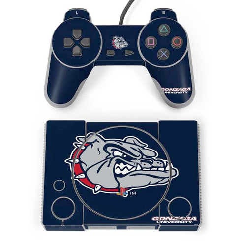 Gonzaga University Bulldog Logo PlayStation Classic Bundle Skin