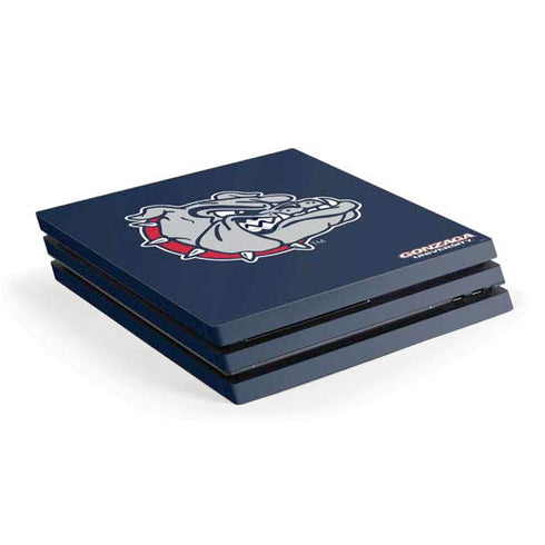 Gonzaga University Bulldog Logo PS4 Pro Console Skin