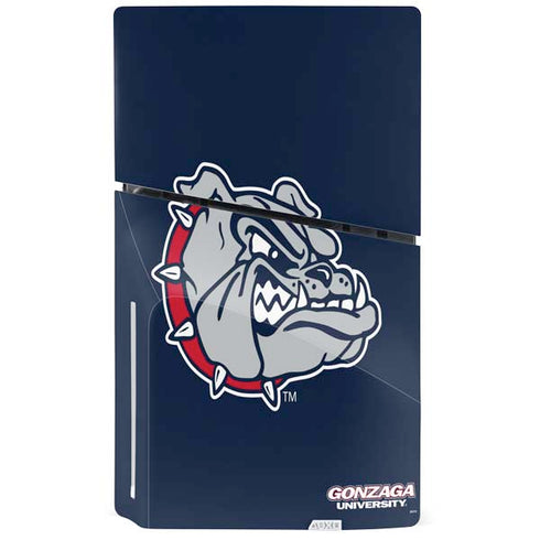 Gonzaga University Bulldog Logo PS5 Slim Disk Bundle Skin