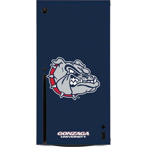 Gonzaga University Bulldog Logo Xbox Series X Console Skin