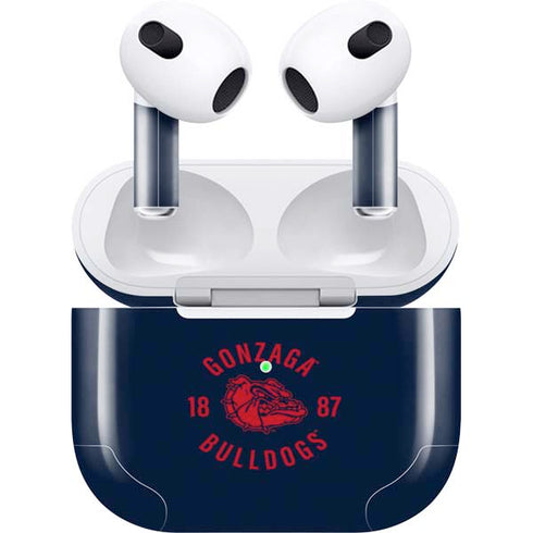 Gonzaga University Bulldogs 1887 Apple AirPods (3rd Gen 2021) Skin