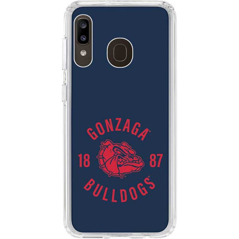 Gonzaga University Bulldogs 1887 Galaxy A20 Clear Case