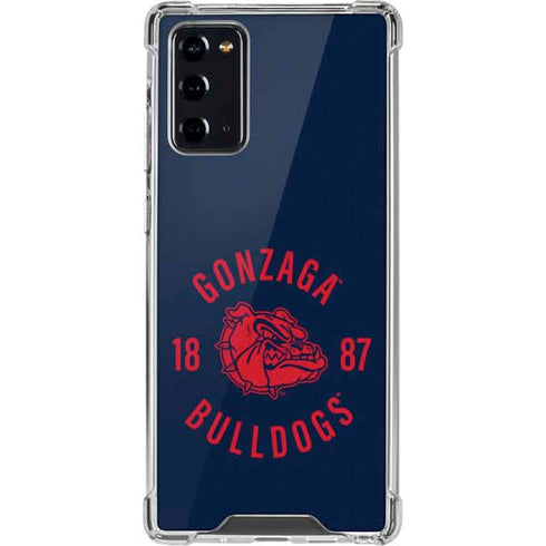 Gonzaga University Bulldogs 1887 Galaxy Note20 5G Clear Case