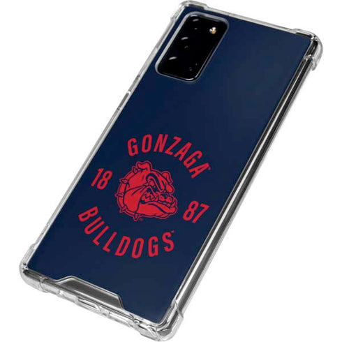 Gonzaga University Bulldogs 1887 Galaxy Note20 5G Clear Case