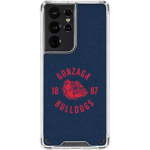 Gonzaga University Bulldogs 1887 Galaxy S21 Ultra 5G Clear Case