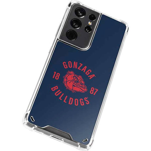 Gonzaga University Bulldogs 1887 Galaxy S21 Ultra 5G Clear Case