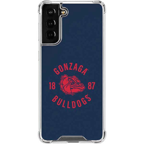 Gonzaga University Bulldogs 1887 Galaxy S22 Plus Clear Case