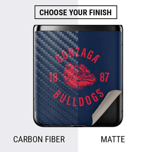 Gonzaga University Bulldogs 1887 Galaxy Z Flip Skin