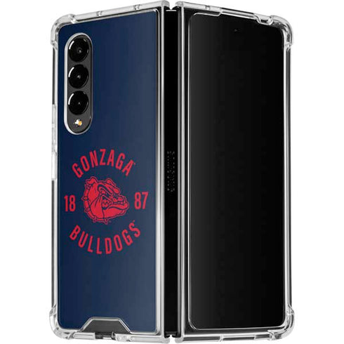 Gonzaga University Bulldogs 1887 Galaxy Z Fold4 5G Clear Case