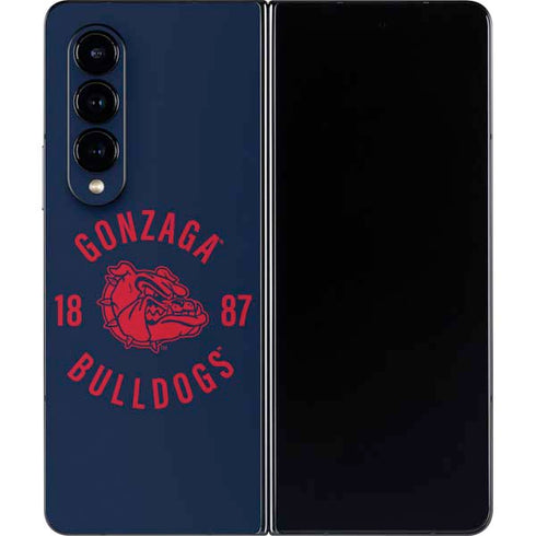 Gonzaga University Bulldogs 1887 Galaxy Z Fold4 5G Skin