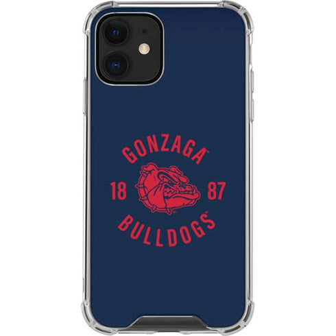 Gonzaga University Bulldogs 1887 iPhone 12 Mini Clear Case