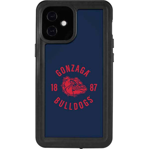 Gonzaga University Bulldogs 1887 iPhone 12 Mini Waterproof Case