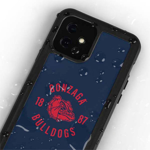 Gonzaga University Bulldogs 1887 iPhone 12 Mini Waterproof Case