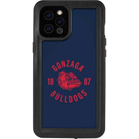 Gonzaga University Bulldogs 1887 iPhone 12 Pro Max Waterproof Case