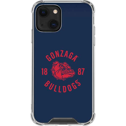 Gonzaga University Bulldogs 1887 iPhone 13 Mini Clear Case