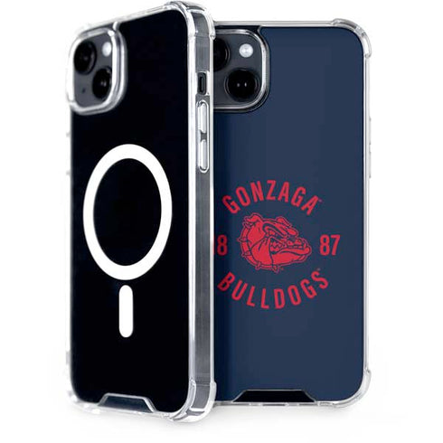 Gonzaga University Bulldogs 1887 iPhone 15 Plus MagSafe Case