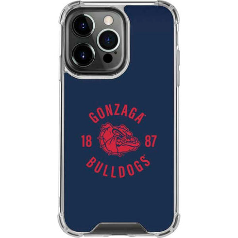 Gonzaga University Bulldogs 1887 iPhone 14 Pro Clear Case