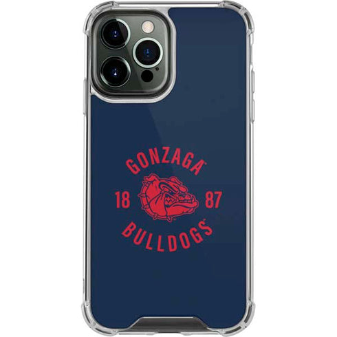 Gonzaga University Bulldogs 1887 iPhone 14 Pro Max Clear Case