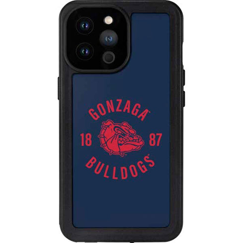 Gonzaga University Bulldogs 1887 iPhone 14 Pro Max Waterproof Case