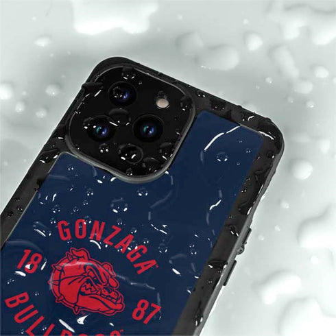 Gonzaga University Bulldogs 1887 iPhone 14 Pro Max Waterproof Case
