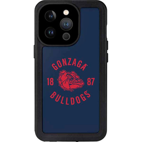Gonzaga University Bulldogs 1887 iPhone 14 Pro Waterproof Case