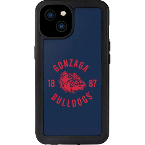 Gonzaga University Bulldogs 1887 iPhone 15 Plus Waterproof Case