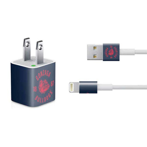 Gonzaga University Bulldogs 1887 iPhone Charger (5W USB) Skin