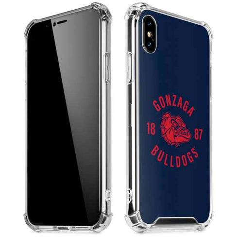 Gonzaga University Bulldogs 1887 iPhone XS Max Clear Case