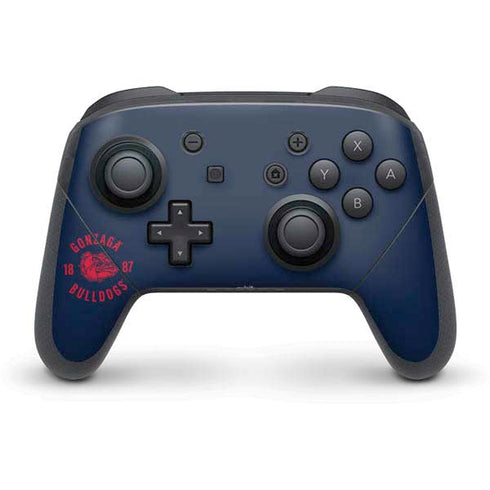 Gonzaga University Bulldogs 1887 Nintendo Switch Pro Controller Skin