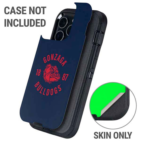 Gonzaga University Bulldogs 1887 Otterbox Defender iPhone Skin